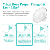 Evenflo AdvancedFit™ Flange System For Evenflo Advanced Double Electric Breast Pump (1041162_EA) 1/EA