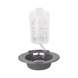 McKesson Sitz Bath Round Graphite Plastic 2000 mL Bag Graduated, 500 mL Increments up to 2000 mL (1028137_EA) 1/EA
