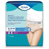 TENA® ProSkin™ Protective Female Adult Absorbent Underwear Pull On with Tear Away Seams X-Large Disposable Moderate Absorbency (1135409_CS) 56/CS
