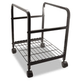 Advantus Heavy-Duty File Shuttle, Metal, 1 Shelf, 17.13" x 14.25" x 20", Black (AVTFS2BHD) Each