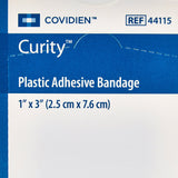 Curity™ Adhesive Strip 1 X 3 Inch Plastic Rectangle Tan Sterile (734673_BX) 50/BX
