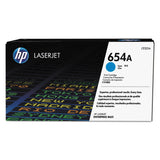 HP HP 654A, (CF331A) Cyan Original LaserJet Toner Cartridge (HEWCF331A) Each