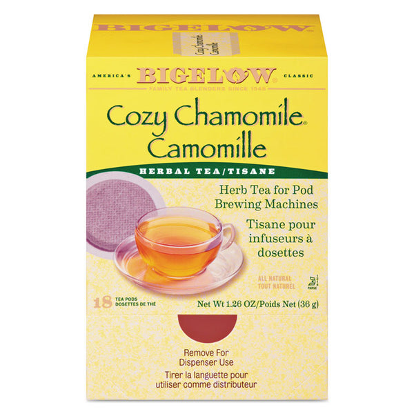 Bigelow® Cozy Chamomile Herbal Tea Pods, 1.90 oz, 18/Box (BTC10906)