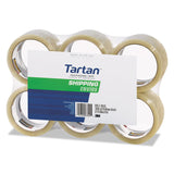Tartan™ 3710 Packaging Tape, 3" Core, 1.88" x 54.6 yds, Clear, 6/Pack (MMM37106PK) Pack of 6