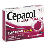 Cepacol® Sore Throat and Cough Lozenges, Mixed Berry, 16/Pack, 24 Packs/Carton (RAC74016CT) Case of 16 Containers