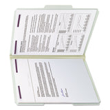 Smead™ Recycled Pressboard Fastener Folders, 1/3-Cut Tabs, Two SafeSHIELD Fasteners, 1" Expansion, Letter Size, Gray-Green, 25/Box (SMD14931) Each