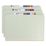Smead™ Recycled Pressboard Fastener Folders, Straight Tabs, Two SafeSHIELD Fasteners, 2" Expansion, Legal Size, Gray-Green, 25/Box (SMD19910) Each