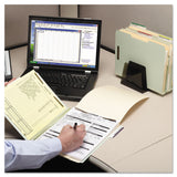 Smead™ Recycled Pressboard Fastener Folders, 1" Expansion, 2 Fasteners, Letter Size, Gray-Green Exterior, 25/Box (SMD15003) Box of 25