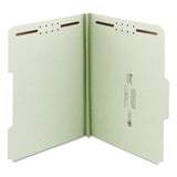 Smead™ Recycled Pressboard Fastener Folders, 1" Expansion, 2 Fasteners, Legal Size, Gray-Green Exterior, 25/Box (SMD20003) Box of 25