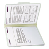Smead™ Recycled Pressboard Fastener Folders, 1/3-Cut Tabs, Two SafeSHIELD Fasteners, 2" Expansion, Letter Size, Gray-Green, 25/Box (SMD14934) Each