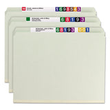 Smead™ Recycled Pressboard Fastener Folders, Straight Tabs, Two SafeSHIELD Fasteners, 2" Expansion, Letter Size, Gray-Green, 25/Box (SMD14910) Each