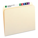 Smead™ Manila File Folders, Straight Tabs, Letter Size, 0.75" Expansion, Manila, 100/Box (SMD10300) Box of 100