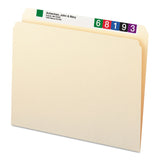 Smead™ Manila File Folders, Straight Tabs, Letter Size, 0.75" Expansion, Manila, 100/Box (SMD10300) Box of 100