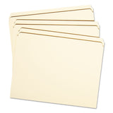 Smead™ Reinforced Tab Manila File Folders, Straight Tabs, Letter Size, 0.75" Expansion, 11-pt Manila, 100/Box (SMD10310) Box of 100