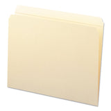 Smead™ Reinforced Tab Manila File Folders, Straight Tabs, Letter Size, 0.75" Expansion, 11-pt Manila, 100/Box (SMD10310) Box of 100