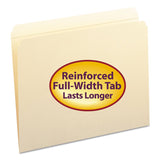 Smead™ Reinforced Tab Manila File Folders, Straight Tabs, Letter Size, 0.75" Expansion, 11-pt Manila, 100/Box (SMD10310) Box of 100