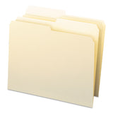 Smead™ Manila File Folders, 1/2-Cut Tabs: Assorted, Letter Size, 0.75" Expansion, Manila, 100/Box (SMD10320) Box of 100