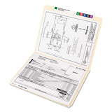 Smead™ Reinforced Tab Manila File Folders, Straight Tabs, Letter Size, 0.75" Expansion, 11-pt Manila, 100/Box (SMD10310) Box of 100