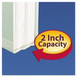 Smead™ Expanding Recycled Heavy Pressboard Folders, 1/3-Cut Tabs: Assorted, Legal Size, 2" Expansion, Gray-Green, 25/Box (SMD18234) Each