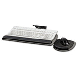 Fellowes® Adjustable Standard Keyboard Platform, 20.25w x 11.13d, Graphite/Black (FEL93841) Each