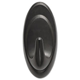 Command™ All Weather Hooks and Strips, Medium, Plastic, Slate, 3 lb Capacity, 2 Hooks and 4 Strips/Pack (MMM17086SAWES) Pack of 2