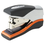 Swingline® Optima 40 Compact Stapler, 40-Sheet Capacity, Black/Silver/Orange (SWI87842) Each