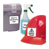 Avery® Durable Permanent ID Labels with TrueBlock Technology, Laser Printers, 2 x 2.63, White, 15/Sheet, 50 Sheets/Pack (AVE6578) Pack of 750