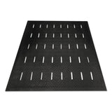 Guardian Free Flow Comfort Utility Floor Mat, 36 x 48, Black (MLL34030401) Each
