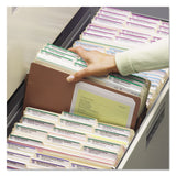 Smead™ Redrope TUFF Pocket Drop-Front File Pockets with Fully Lined Gussets, 5.25" Expansion, Letter Size, Redrope, 10/Box (SMD73390) Pack of 10