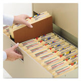 Smead™ Redrope TUFF Pocket Drop-Front File Pockets with Fully Lined Gussets, 5.25" Expansion, Letter Size, Redrope, 10/Box (SMD73390) Pack of 10