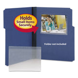 Smead™ Self-Adhesive Poly Pockets, Top Load, 6.25 x 4.56, Clear, 100/Box (SMD68164) Box of 100