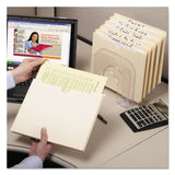 Smead™ Manila File Jackets, 1-Ply Straight Tab, Letter Size, Manila, 50/Box (SMD75439) Box of 50