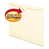 Smead™ Manila File Jackets, 1-Ply Straight Tab, Letter Size, Manila, 100/Box (SMD75410) Pack of 100