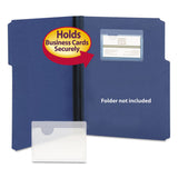 Smead™ Self-Adhesive Poly Pockets, Top Load, 4.06 x 3, Clear, 100/Box (SMD68123) Box of 100