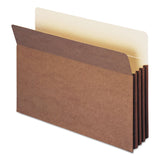Smead™ Redrope TUFF Pocket Drop-Front File Pockets with Fully Lined Gussets, 3.5" Expansion, Legal Size, Redrope, 10/Box (SMD74380) Pack of 10