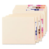 Smead™ AlphaZ Color-Coded Labels Starter Set, A-Z, 1.16 x 3.13, Assorted, 5/Sheet, 300 Sheets/Box (SMD67150) Box of 1500