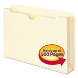 Smead™ Manila File Jackets, 1-Ply Straight Tab, Legal Size, Manila, 50/Box (SMD76470) Box of 50