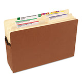 Smead™ Redrope Drop Front File Pockets, 3.5" Expansion, Legal Size, Redrope, 25/Box (SMD74224) Pack of 25