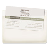 Smead™ Self-Adhesive Poly Pockets, Top Load, 4.06 x 3, Clear, 100/Box (SMD68123) Box of 100