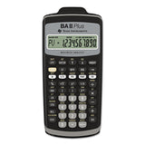 Texas Instruments BAIIPlus Financial Calculator, 10-Digit LCD (TEXBAIIPLUS) Each