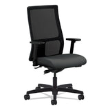 HON® Ignition Series Mesh Mid-Back Work Chair, Supports Up to 300 lb, 17.5" to 22" Seat Height, Iron Ore Seat, Black Back/Base (HONIW103CU19) Each