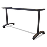 Alera® Alera Valencia Series Training Table T-Leg Base, 54w x 19.75d x 28.5h, Black (ALEVA7476BK) 1 KT