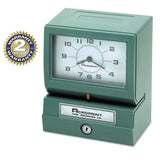 Acroprint® Model 150 Heavy-Duty Time Recorder, Automatic Operation, Month/Date/0-23 Hours/Minutes Imprint, Green (ACP012070413) Each