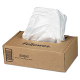 Fellowes® Shredder Waste Bags, 16 to 20 gal Capacity, 50/Carton (FEL3608401) Box of 50