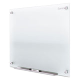 Quartet® Infinity Glass Marker Board, 24 x 18, Frosted Surface (QRTG2418F) Each