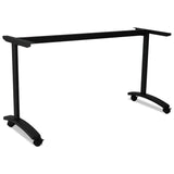 Alera® Alera Valencia Series Training Table T-Leg Base, 54w x 19.75d x 28.5h, Black (ALEVA7476BK) 1 KT