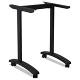 Alera® Alera Valencia Series Training Table T-Leg Base, 24.5w x 19.75d x 28.5h, Black (ALEVA7443BK) 1 KT