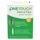 OneTouch® Lancet for Lancing Device 30 Gauge Non-Safety Twist Off Cap Finger (1151251_CS) 2400/CS