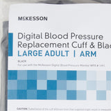 McKesson Reusable Blood Pressure Cuff 11.8 to 16.5 Inch Arm Nylon Cuff Large Adult Cuff (854389_CS) 100/CS