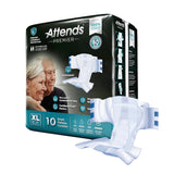 Attends® Premier Unisex Adult Incontinence Brief X-Large Disposable Heavy Absorbency (1128075_BG) 10/BG